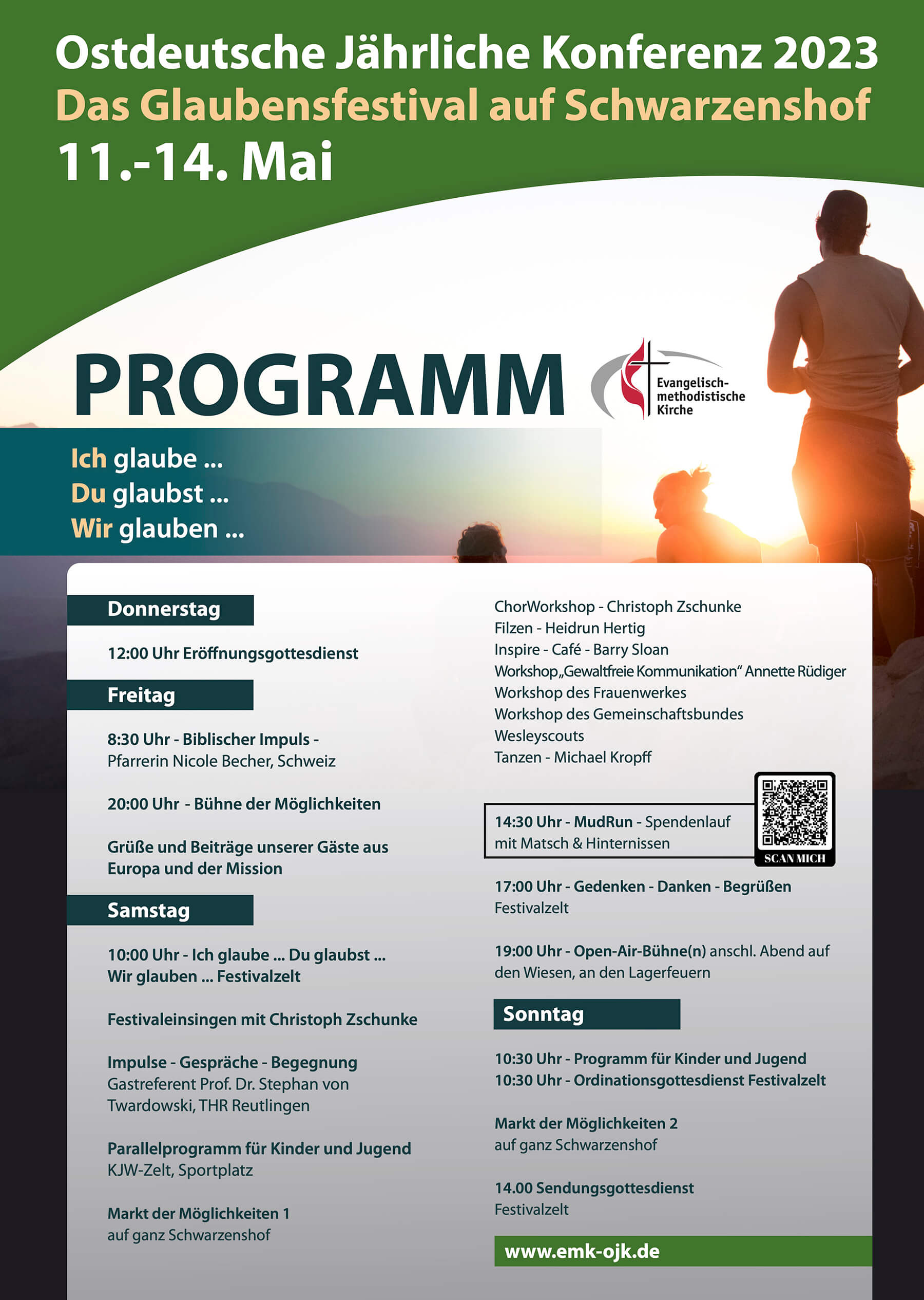 Ostdeutsche Jährliche Konferenz 2023  | Das Glaubensfestival auf Schwarzenshof